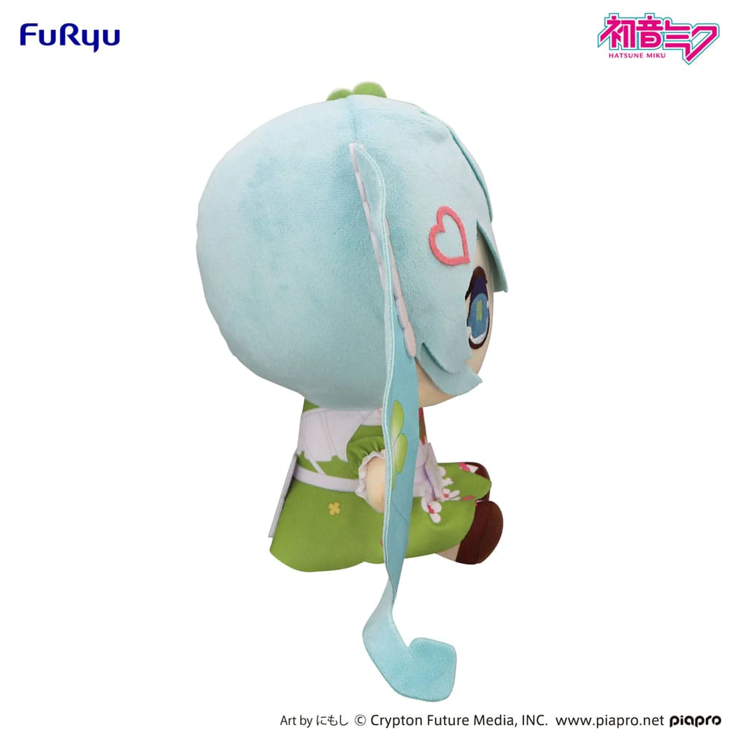 Hatsune Miku Kyurumaru Velika plišana figura Clover 26 cm fotografija proizvoda