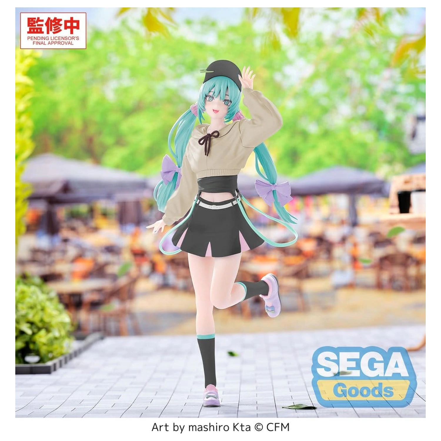 Hatsune Miku Luminasta PVC figura Hatsune Miku Conceptual Series Vol.2 Stroll Ver. 21 cm fotografija proizvoda