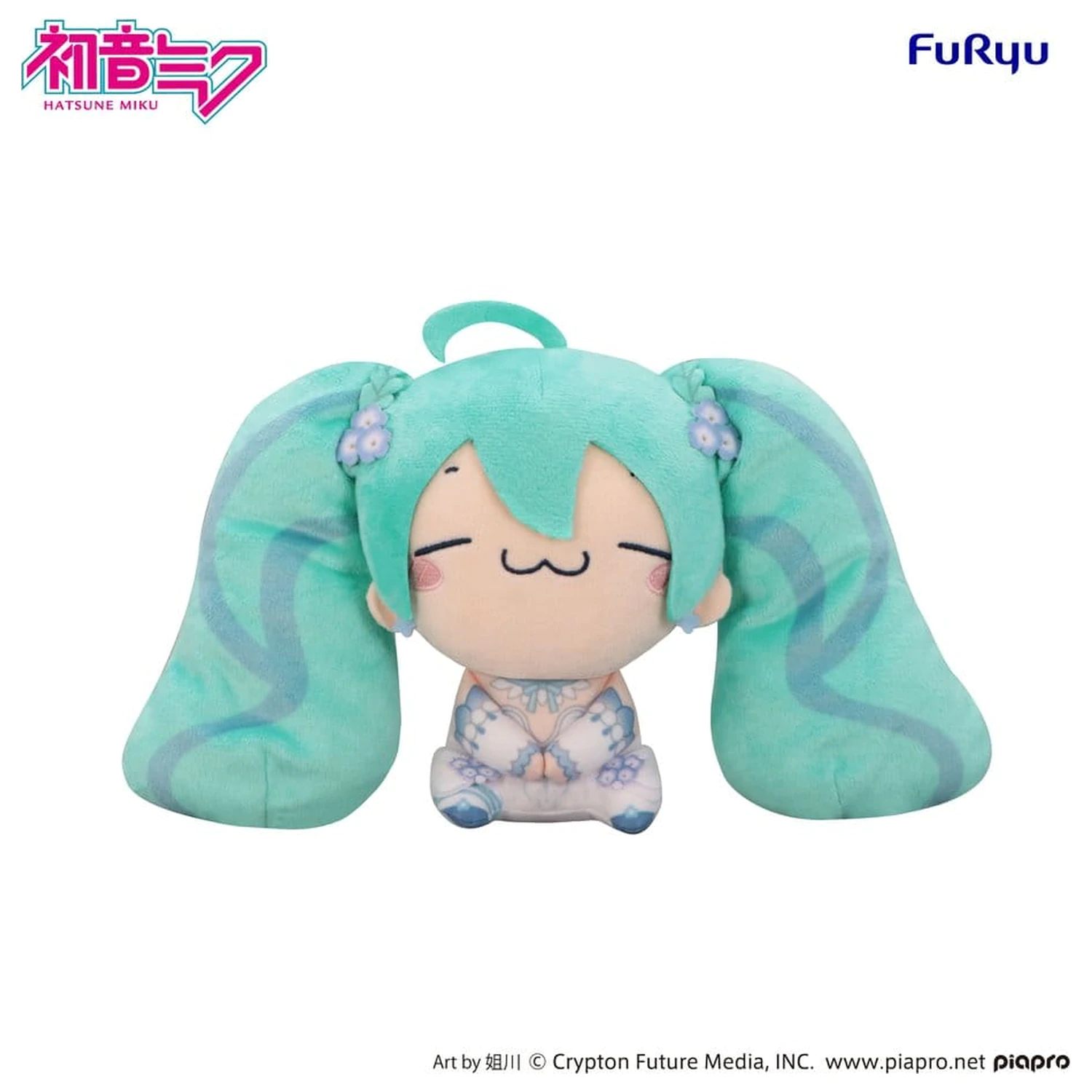 Hatsune Miku Mochipico Plišana figura Nemophila B 15 cm fotografija proizvoda