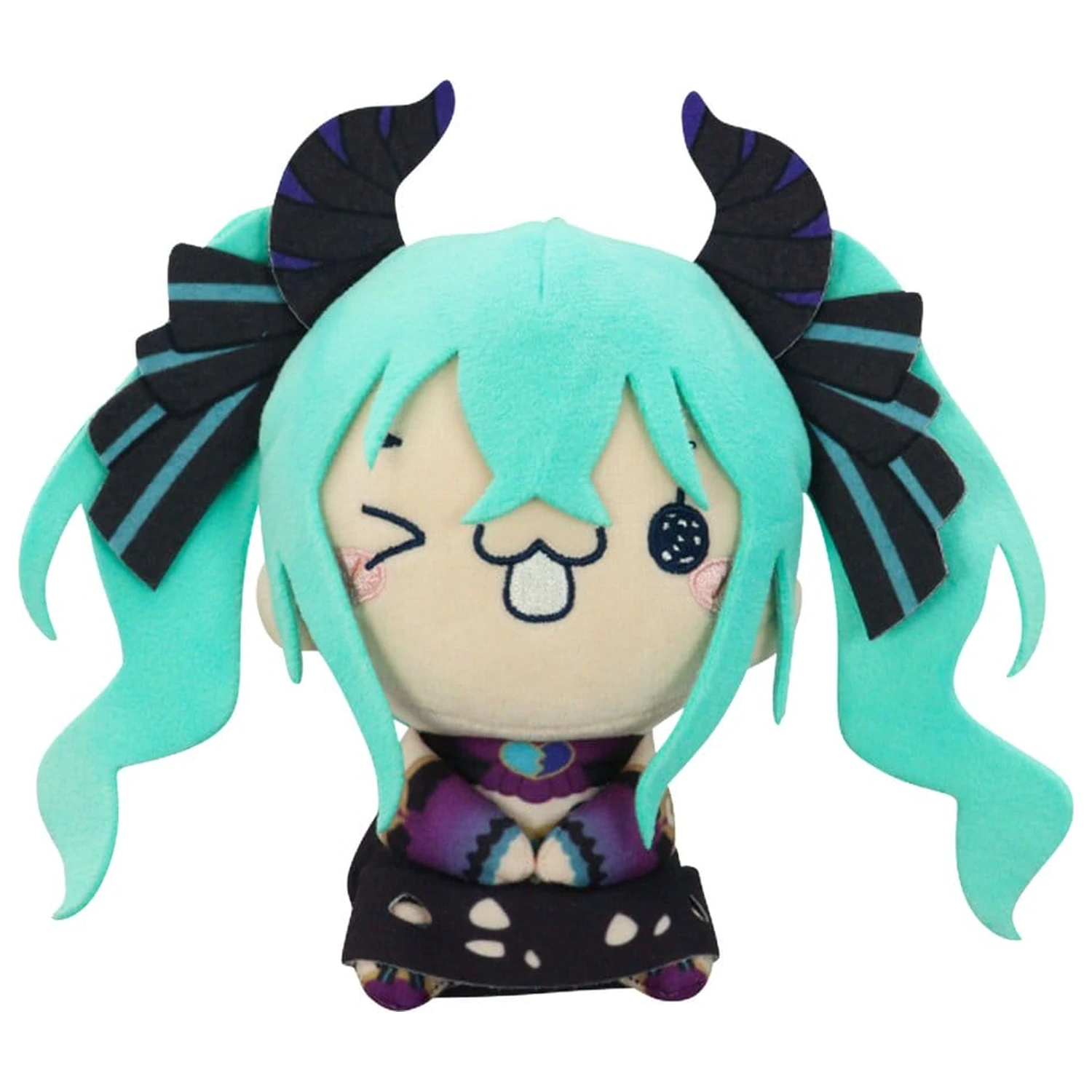Hatsune Miku Mochipico Plišana figura Villain B 16 cm fotografija proizvoda