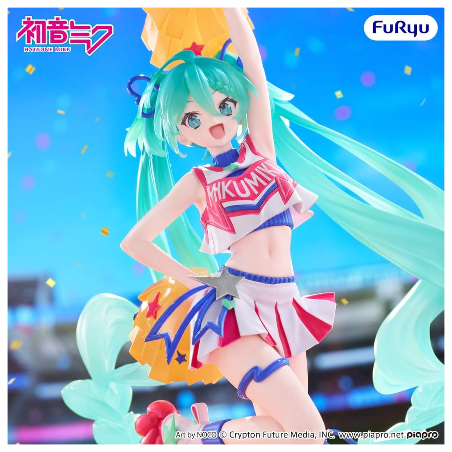 Hatsune Miku Muchute PVC figura Navijačica Ver. 22 cm fotografija proizvoda