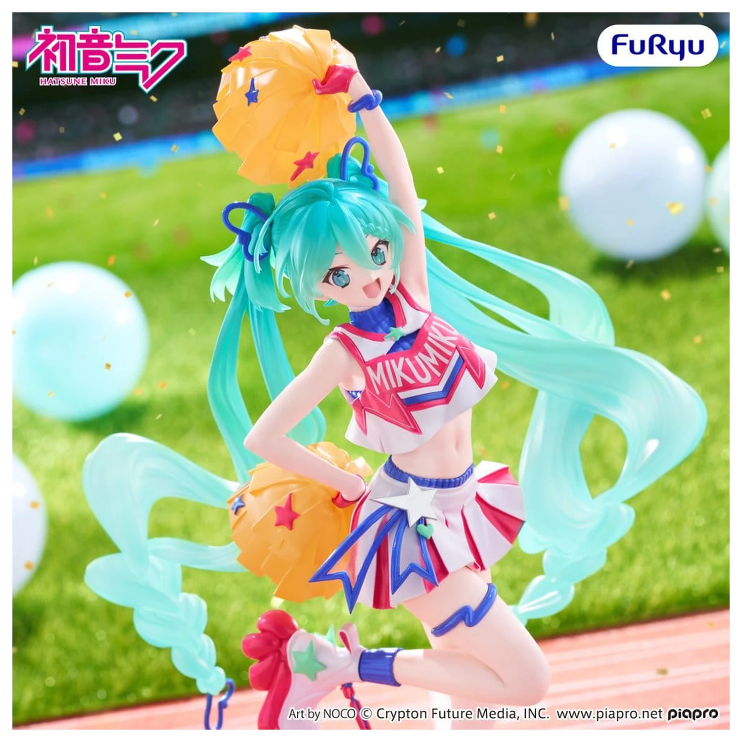 Hatsune Miku Muchute PVC figura Navijačica Ver. 22 cm fotografija proizvoda