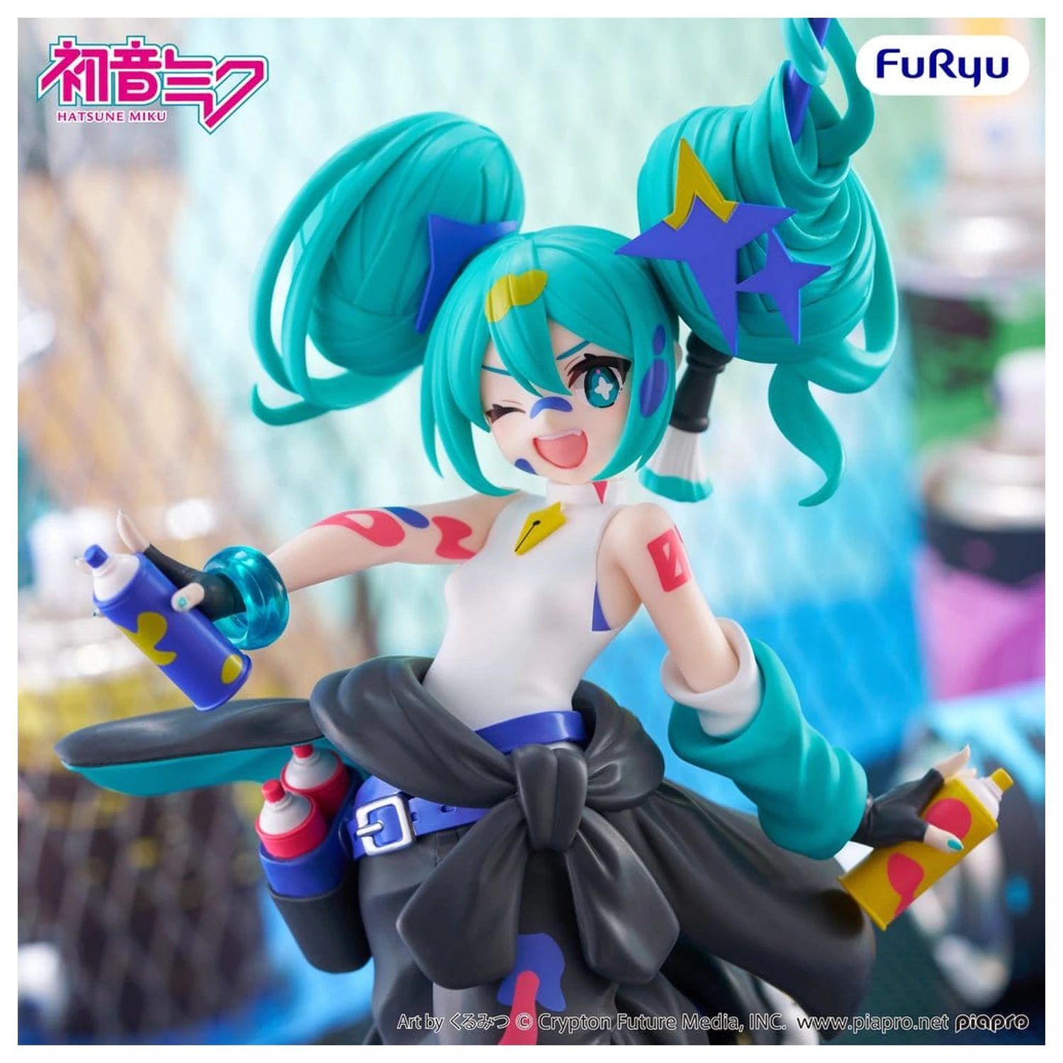 Hatsune Miku Muchute PVC kip Paint Girl Another Color Ver. 23 cm fotografija proizvoda