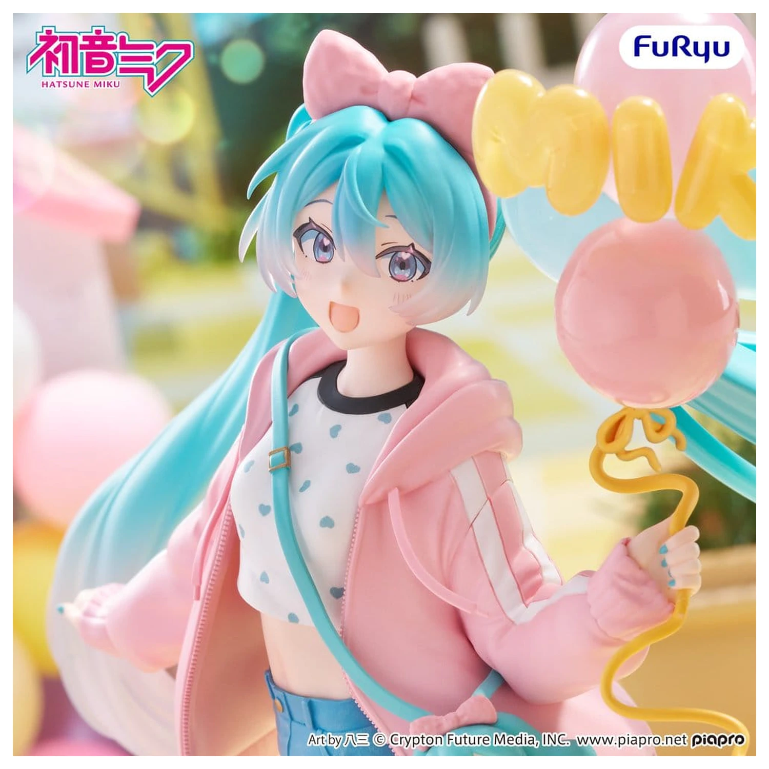 Hatsune Miku Muchute PVC figura verzija Susret u tematskom parku 19 cm fotografija proizvoda