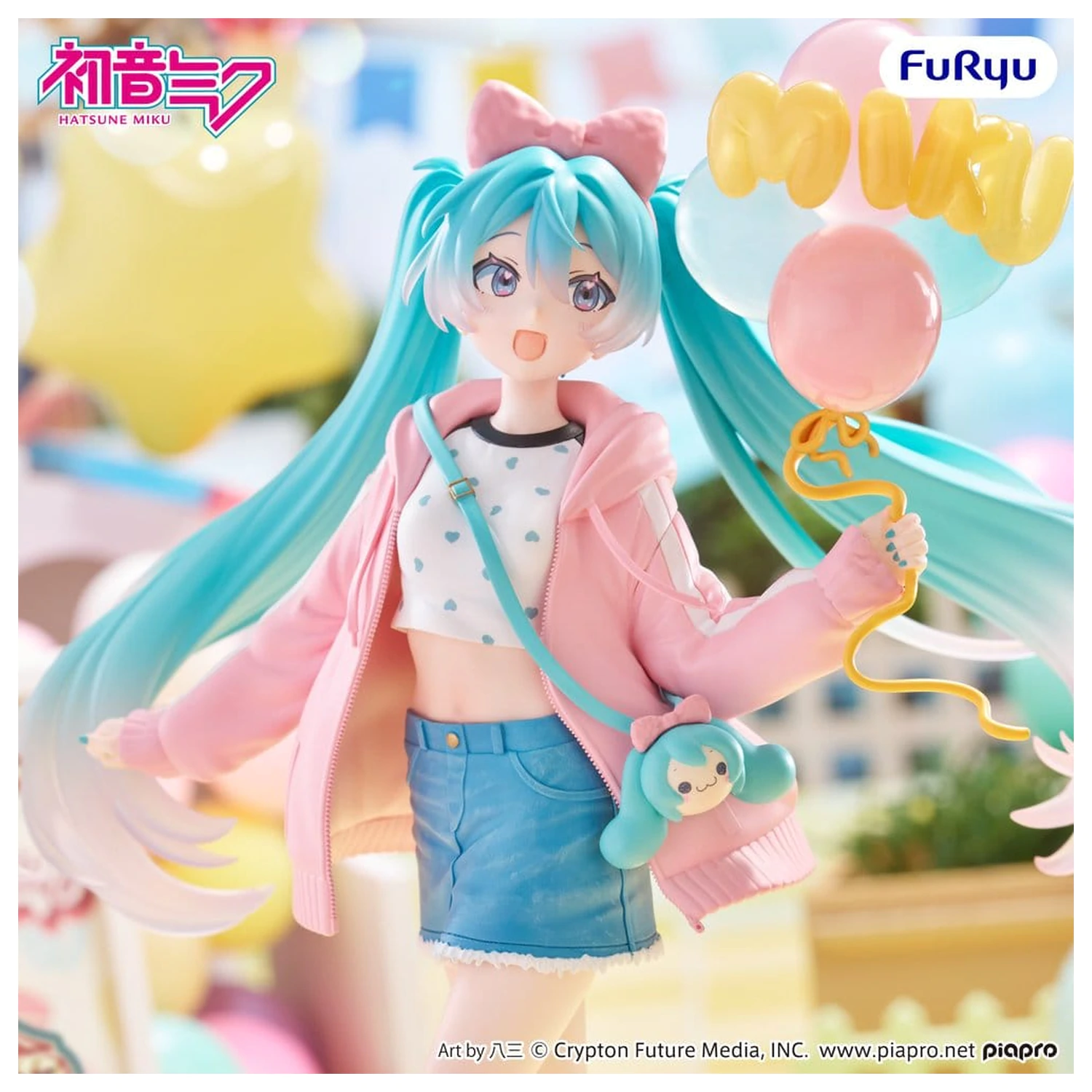Hatsune Miku Muchute PVC figura verzija Susret u tematskom parku 19 cm fotografija proizvoda