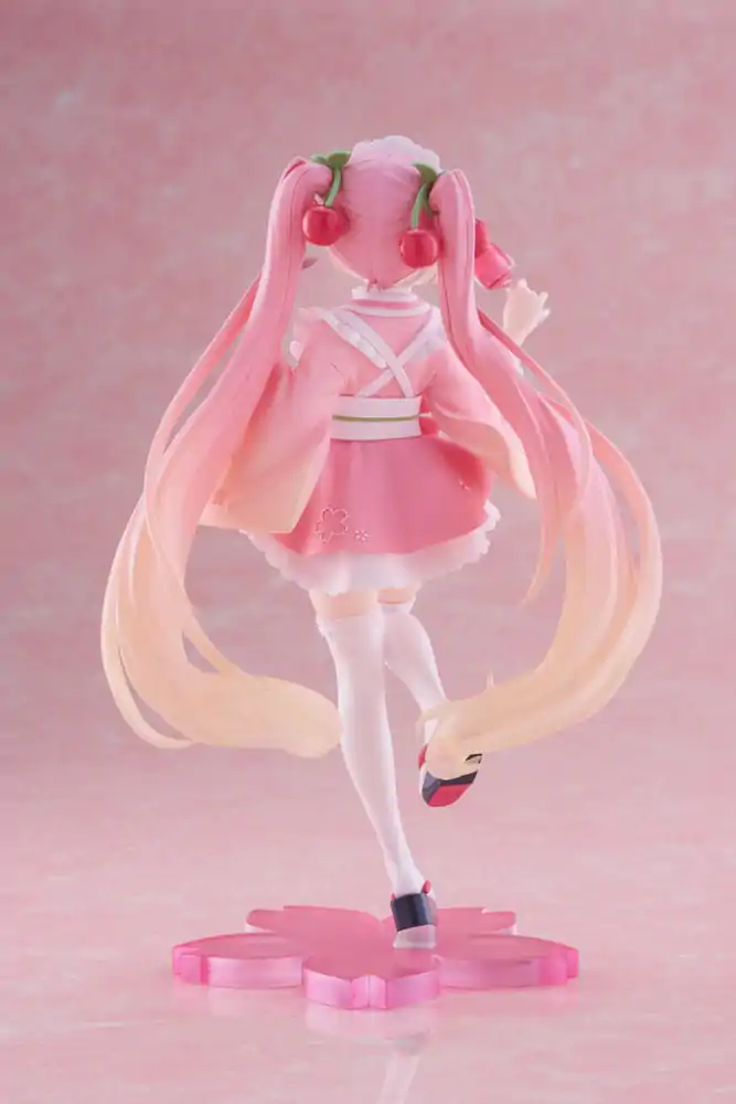 Hatsune Miku PVC Kipić Newley Written Sakura Miku Japanese Cafe Ver. 18 cm fotografija proizvoda