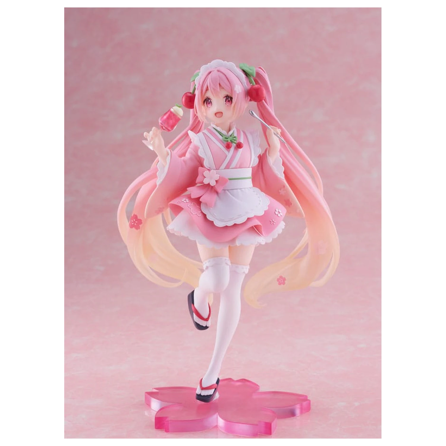 Hatsune Miku PVC Statua Newley Written Sakura Miku Japanese Cafe Ver. Reissue 18 cm fotografija proizvoda