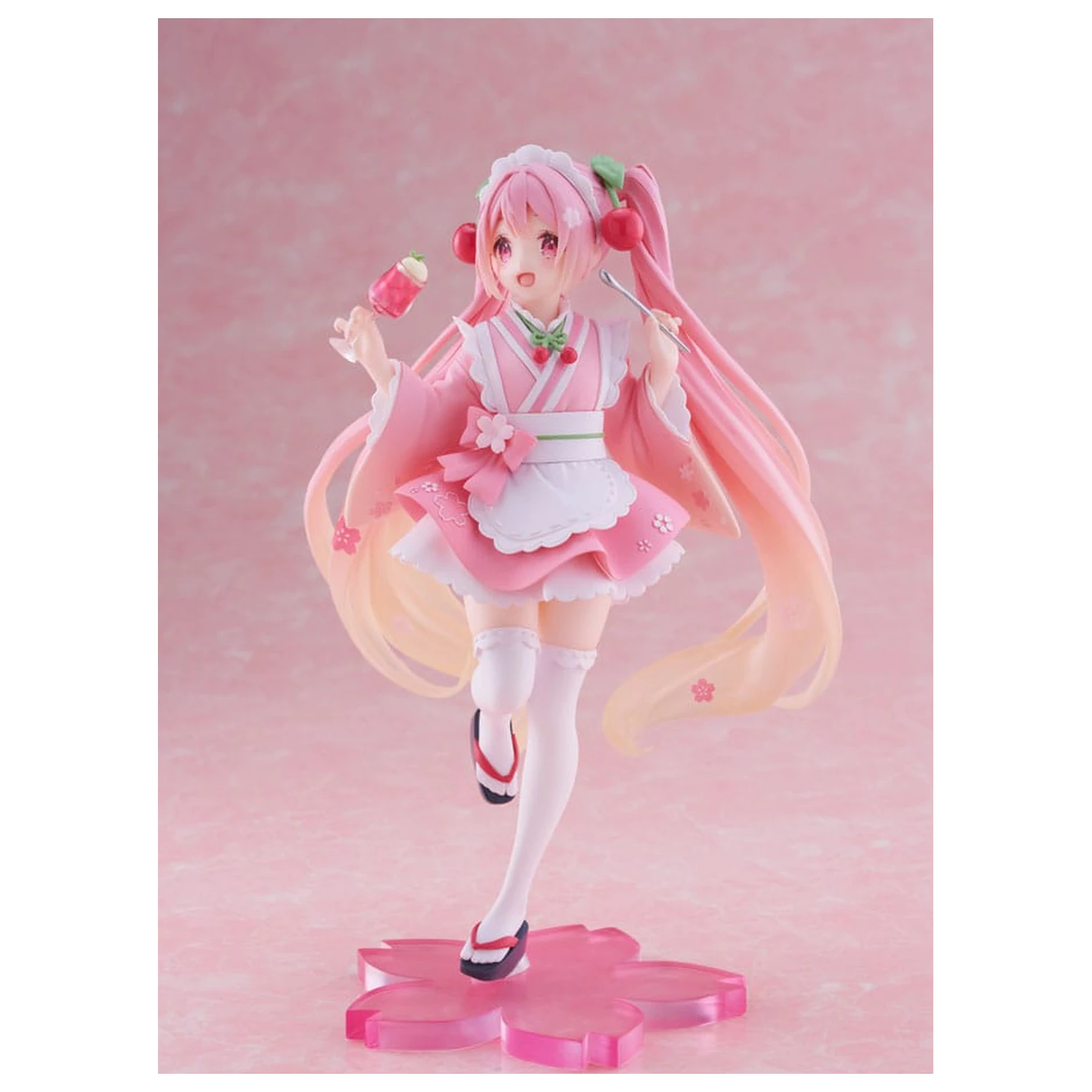 Hatsune Miku PVC Statua Newley Written Sakura Miku Japanese Cafe Ver. Reissue 18 cm fotografija proizvoda
