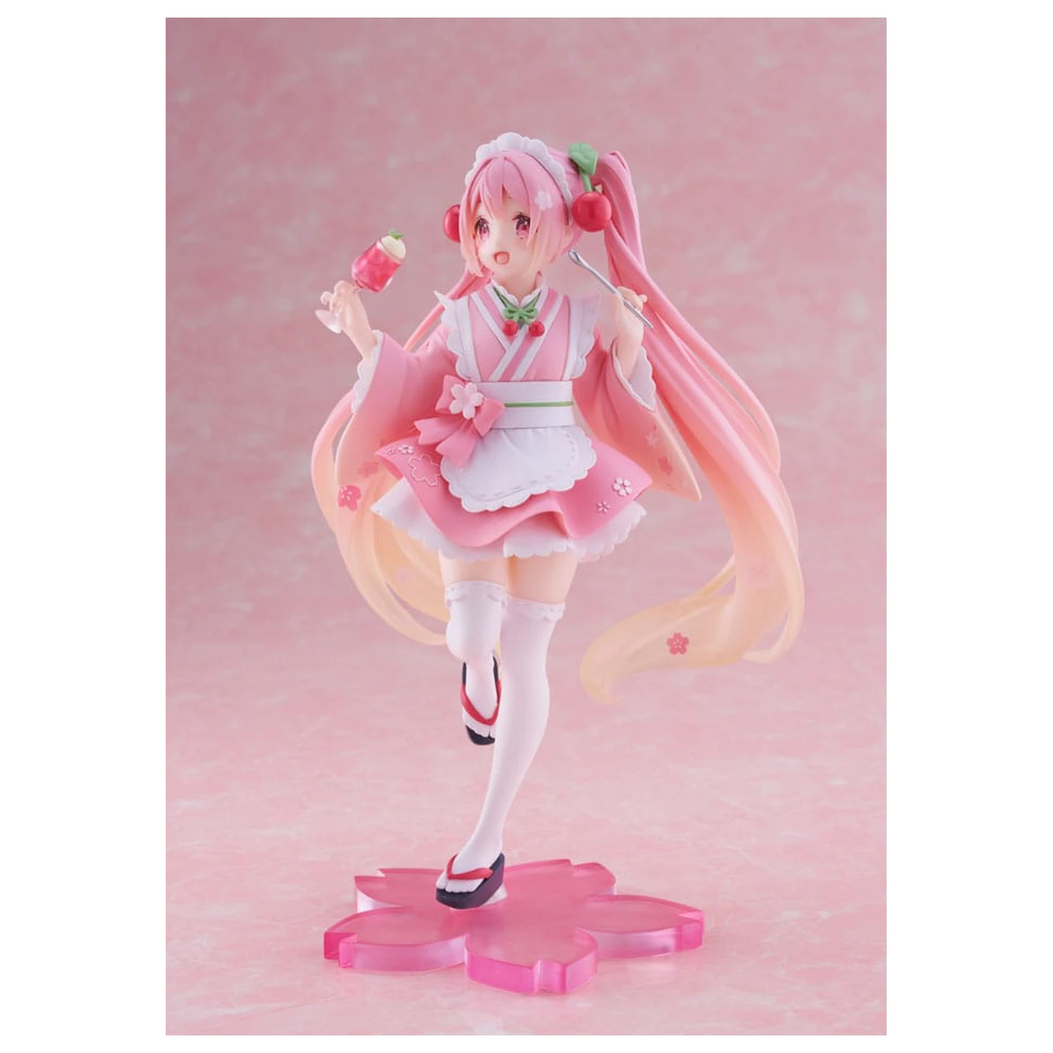 Hatsune Miku PVC Statua Newley Written Sakura Miku Japanese Cafe Ver. Reissue 18 cm fotografija proizvoda