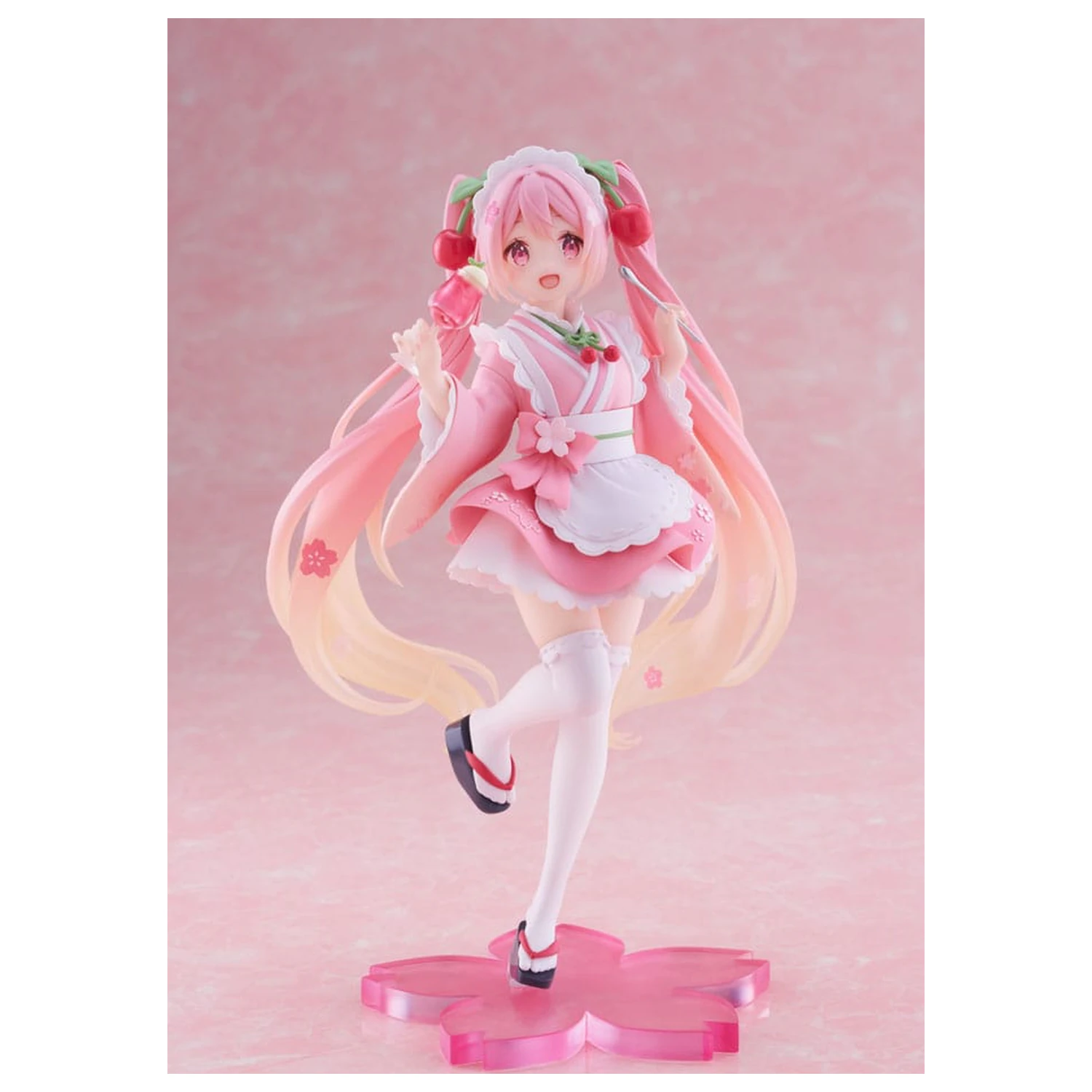 Hatsune Miku PVC Statua Newley Written Sakura Miku Japanese Cafe Ver. Reissue 18 cm fotografija proizvoda