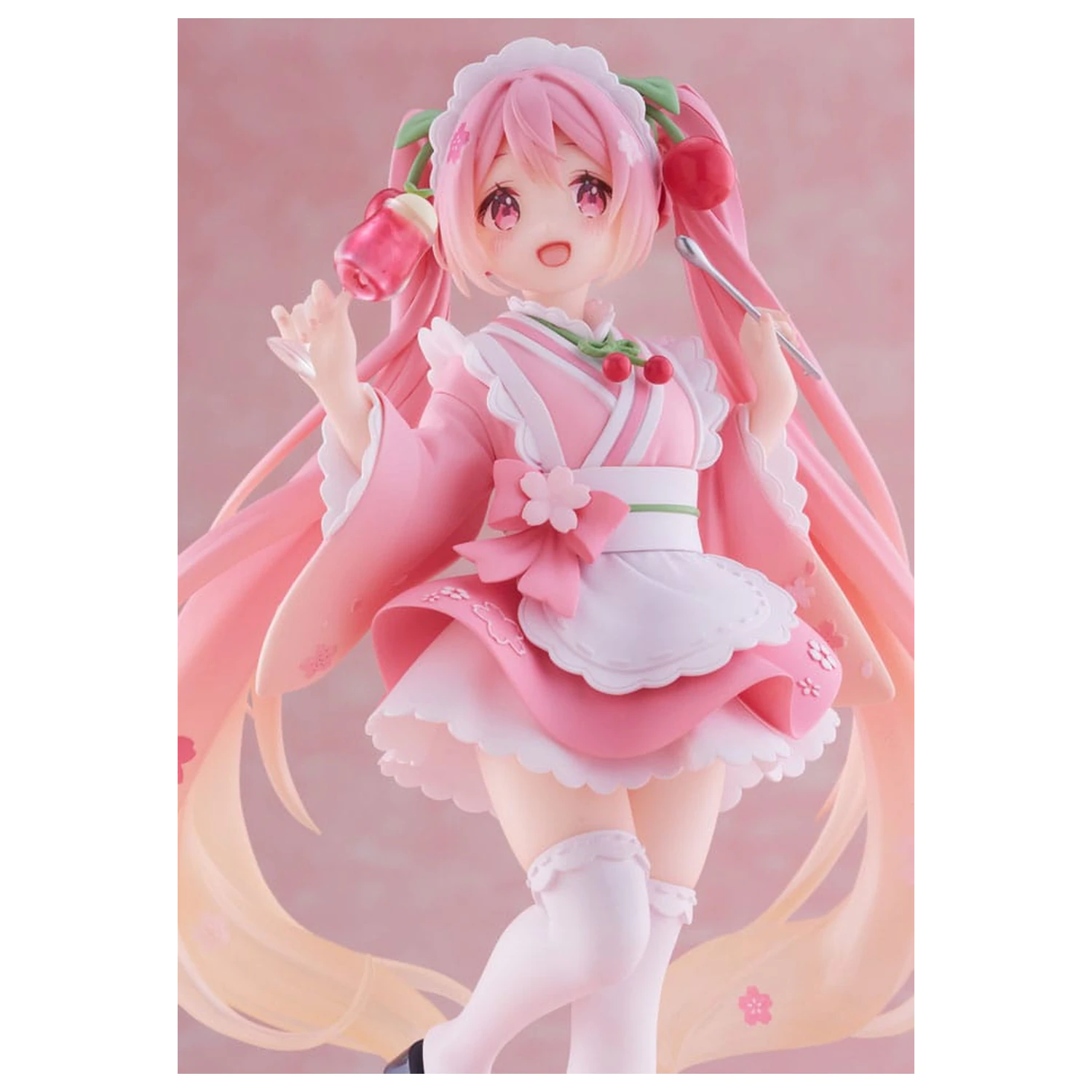 Hatsune Miku PVC Statua Newley Written Sakura Miku Japanese Cafe Ver. Reissue 18 cm fotografija proizvoda