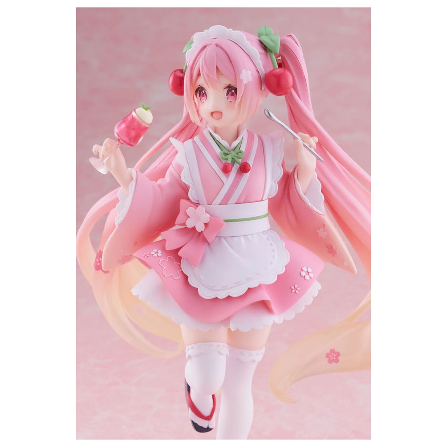 Hatsune Miku PVC Statua Newley Written Sakura Miku Japanese Cafe Ver. Reissue 18 cm fotografija proizvoda