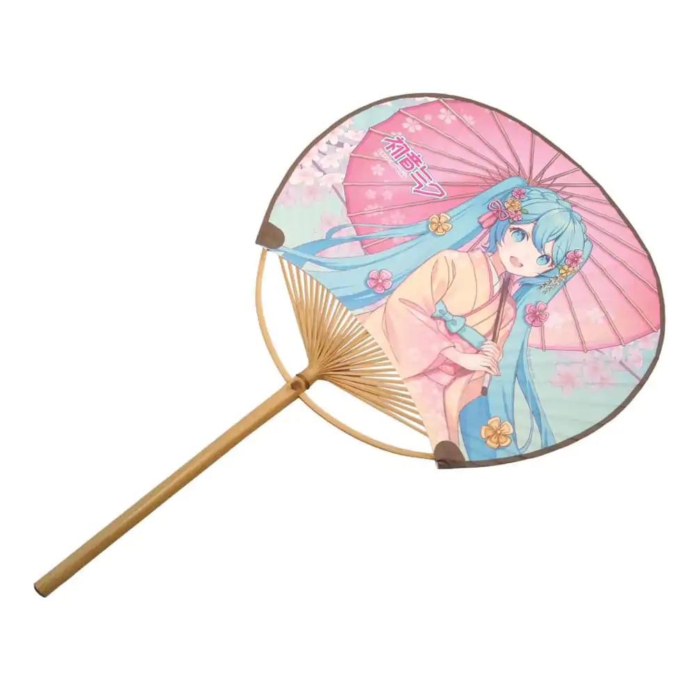 Hatsune Miku nesklopiva Uchiwa lepeza Miku Kimono fotografija proizvoda