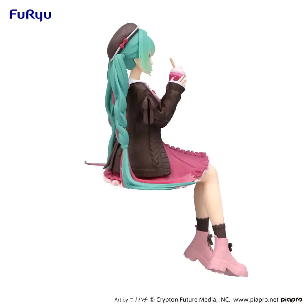 Hatsune Miku Noodle Stopper PVC kip Jesenski izlazak Ružičasta boja Ver. 14 cm fotografija proizvoda