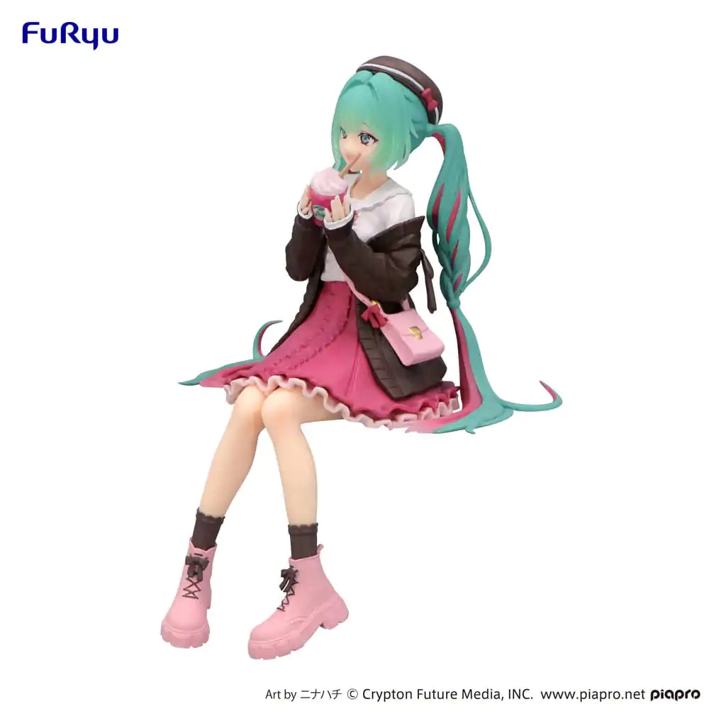 Hatsune Miku Noodle Stopper PVC kip Jesenski izlazak Ružičasta boja Ver. 14 cm fotografija proizvoda