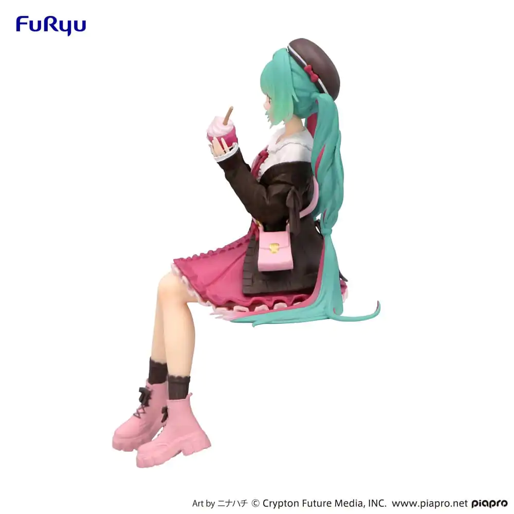 Hatsune Miku Noodle Stopper PVC kip Jesenski izlazak Ružičasta boja Ver. 14 cm fotografija proizvoda