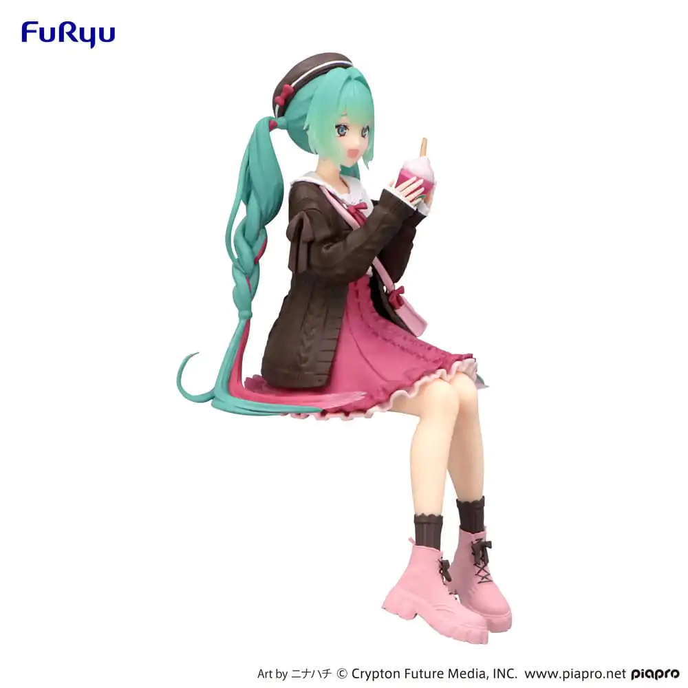 Hatsune Miku Noodle Stopper PVC kip Jesenski izlazak Ružičasta boja Ver. 14 cm fotografija proizvoda