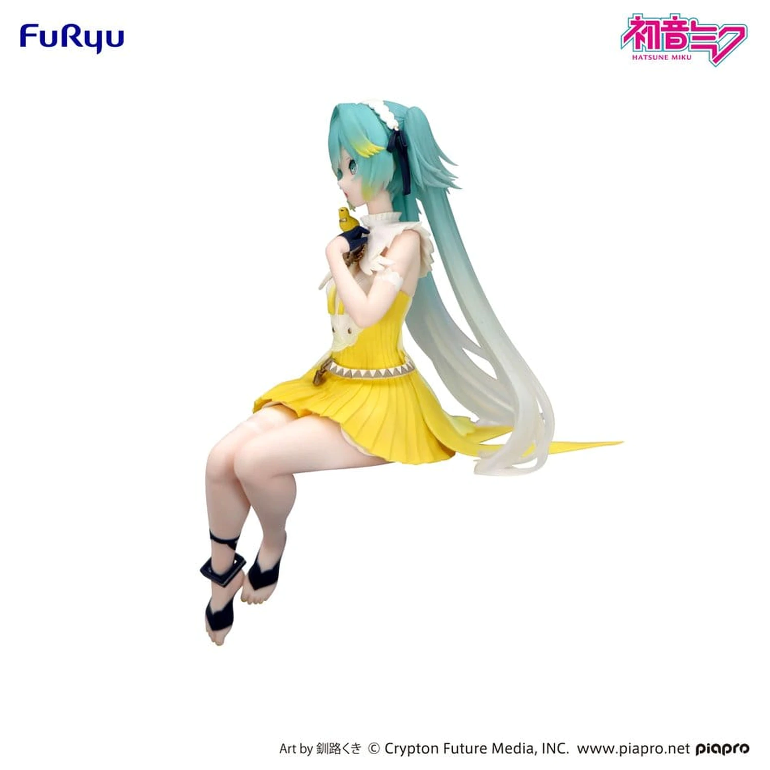 Hatsune Miku Noodle Stopper PVC statua Canary Bird heo exclusive 14 cm fotografija proizvoda