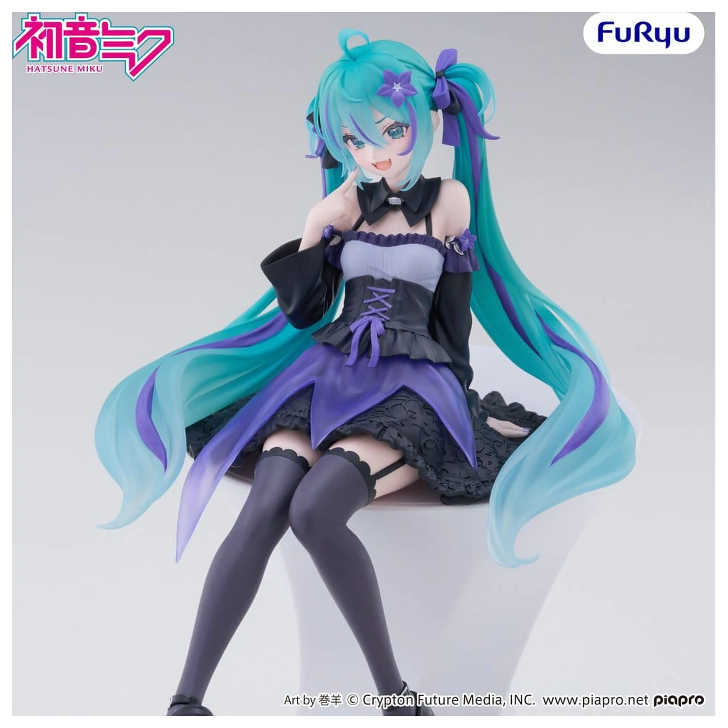 Hatsune Miku Noodle Stopper PVC Figura Cvijetna Vila Zvončić 14 cm fotografija proizvoda