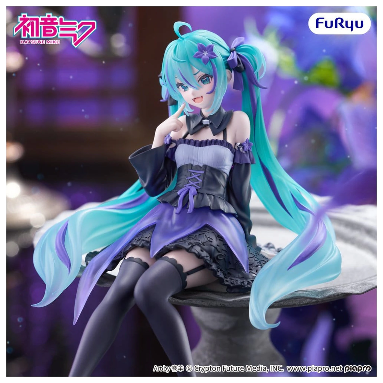Hatsune Miku Noodle Stopper PVC Figura Cvijetna Vila Zvončić 14 cm fotografija proizvoda