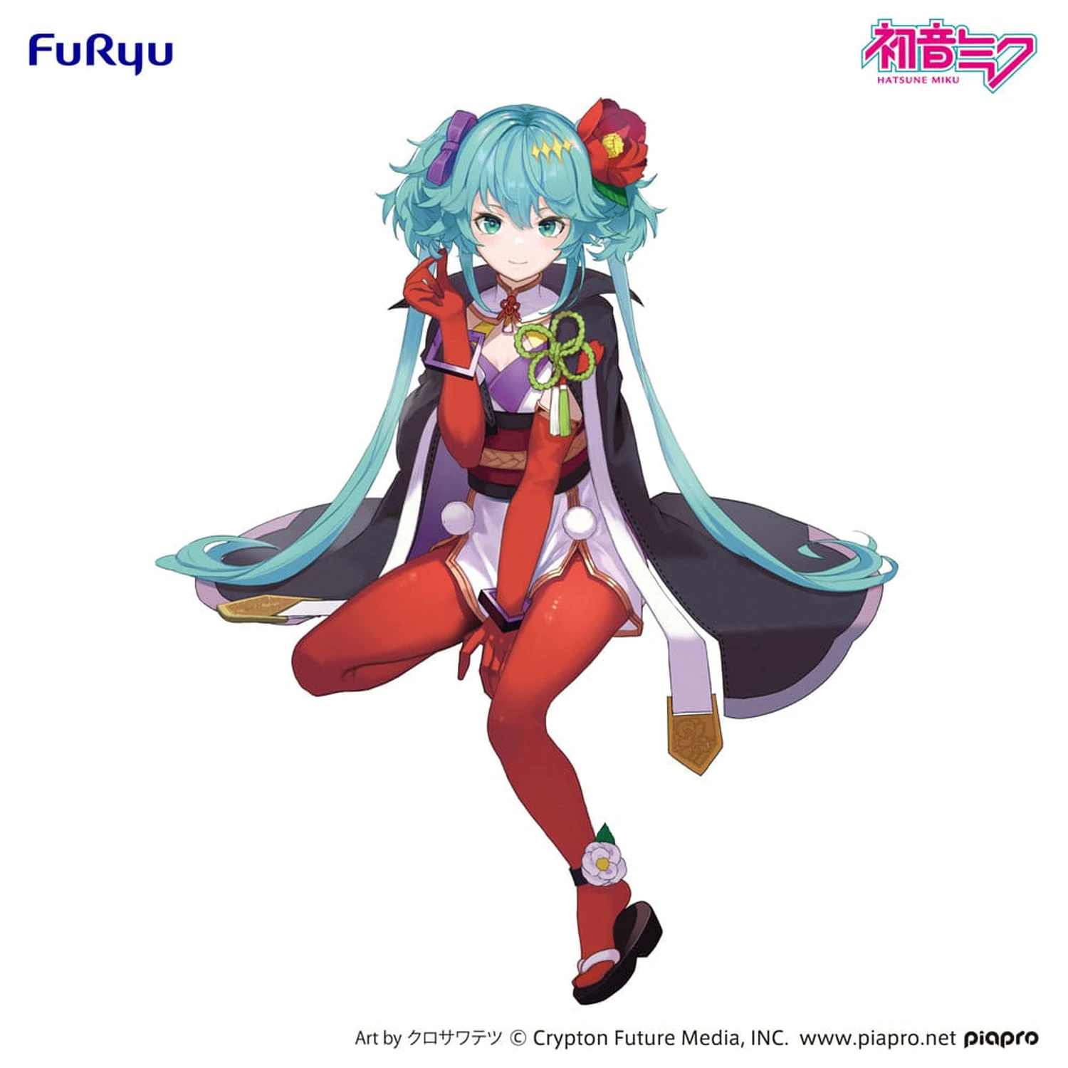 Hatsune Miku Noodle Stopper PVC statua Flower Fairy Camellia 15 cm fotografija proizvoda