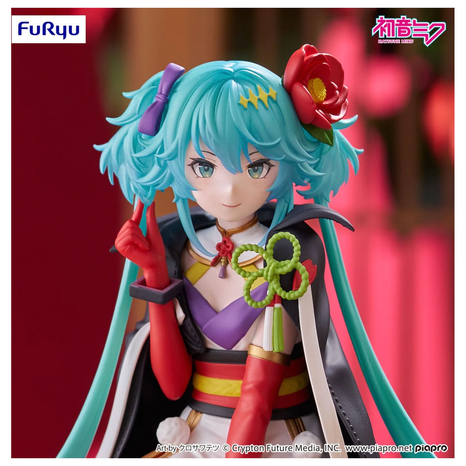 Hatsune Miku Noodle Stopper PVC statua Flower Fairy Camellia 15 cm fotografija proizvoda