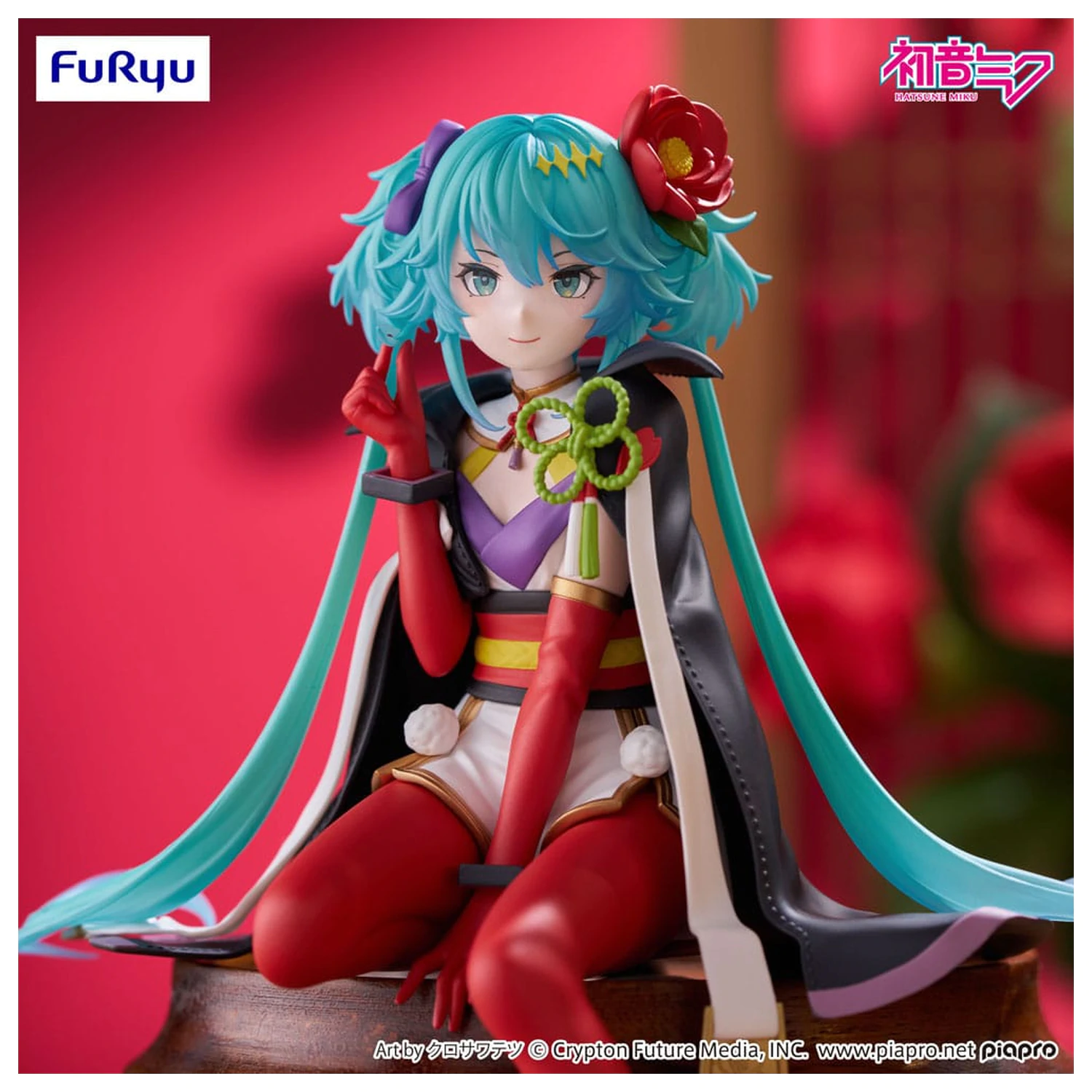 Hatsune Miku Noodle Stopper PVC statua Flower Fairy Camellia 15 cm fotografija proizvoda