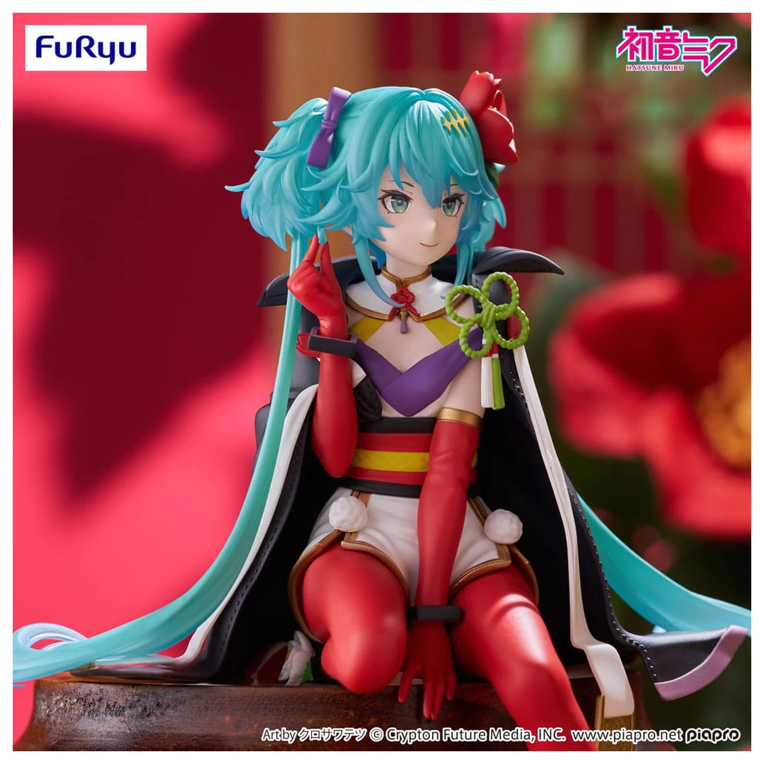 Hatsune Miku Noodle Stopper PVC statua Flower Fairy Camellia 15 cm fotografija proizvoda