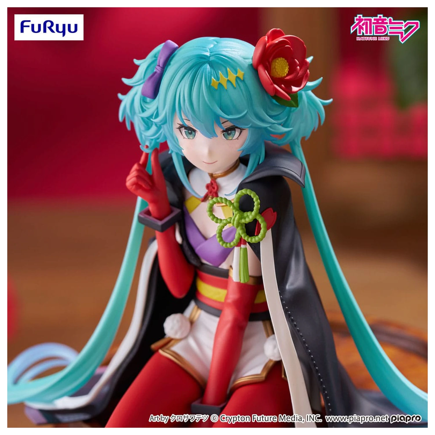 Hatsune Miku Noodle Stopper PVC statua Flower Fairy Camellia 15 cm fotografija proizvoda