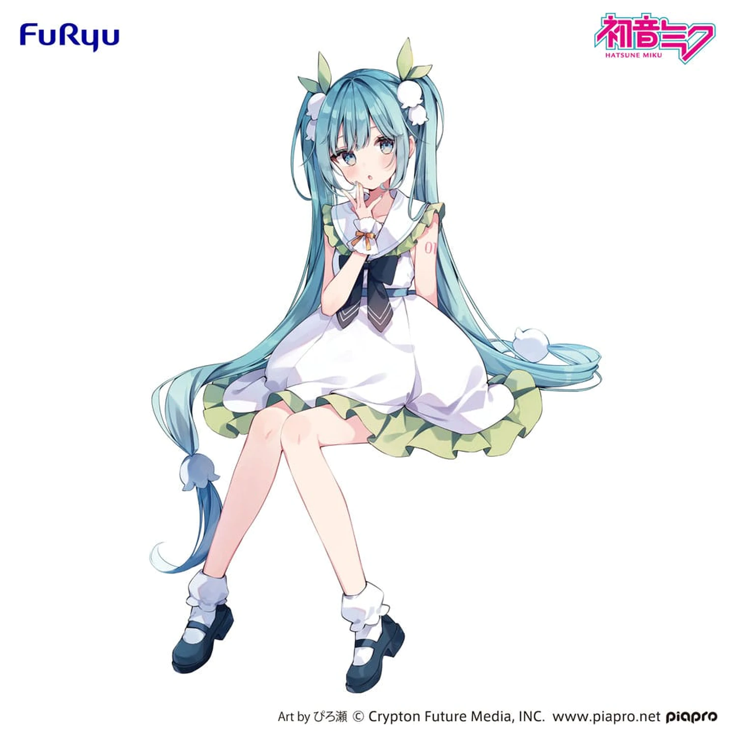 Hatsune Miku Noodle Stopper PVC Statua Flower Fairy Lily of the Valley 14 cm fotografija proizvoda