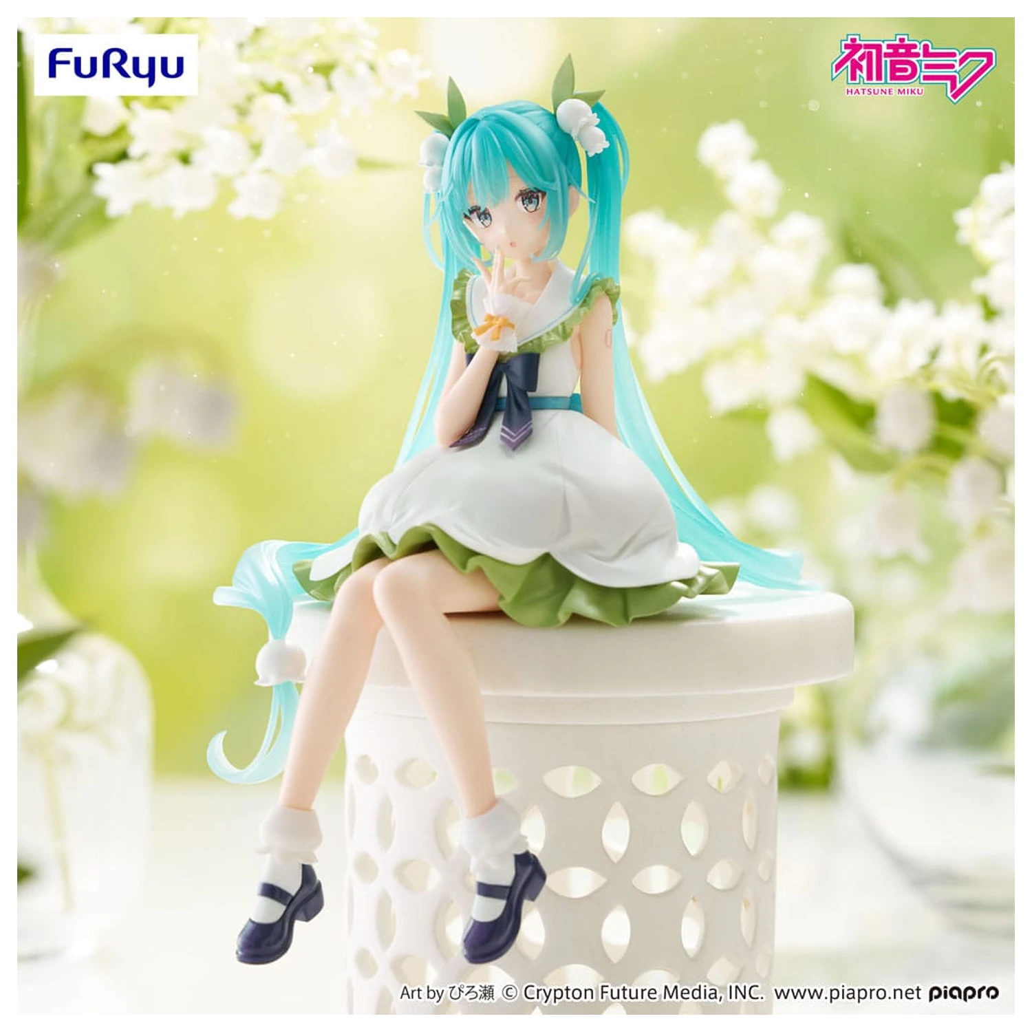 Hatsune Miku Noodle Stopper PVC Statua Flower Fairy Lily of the Valley 14 cm fotografija proizvoda