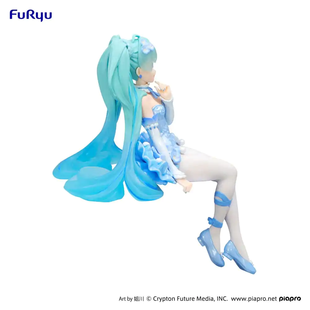 Hatsune Miku Noodle Stopper PVC Kipić Flower Fairy Nemophila Pail Blue Color Ver. 15 cm fotografija proizvoda