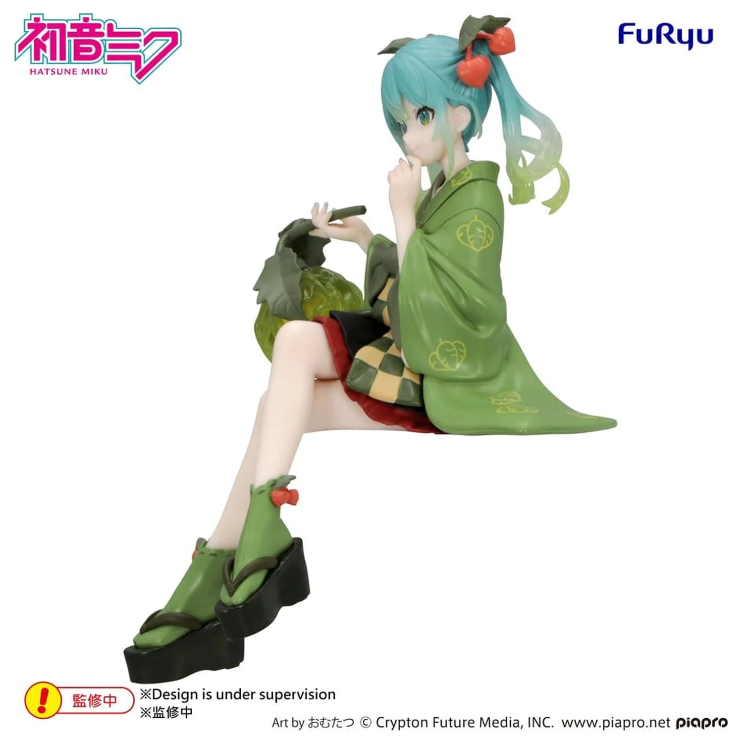 Hatsune Miku Čep za nudle PVC Figura Flower Fairy Winter Cherry Green Color Ver. 15 cm fotografija proizvoda