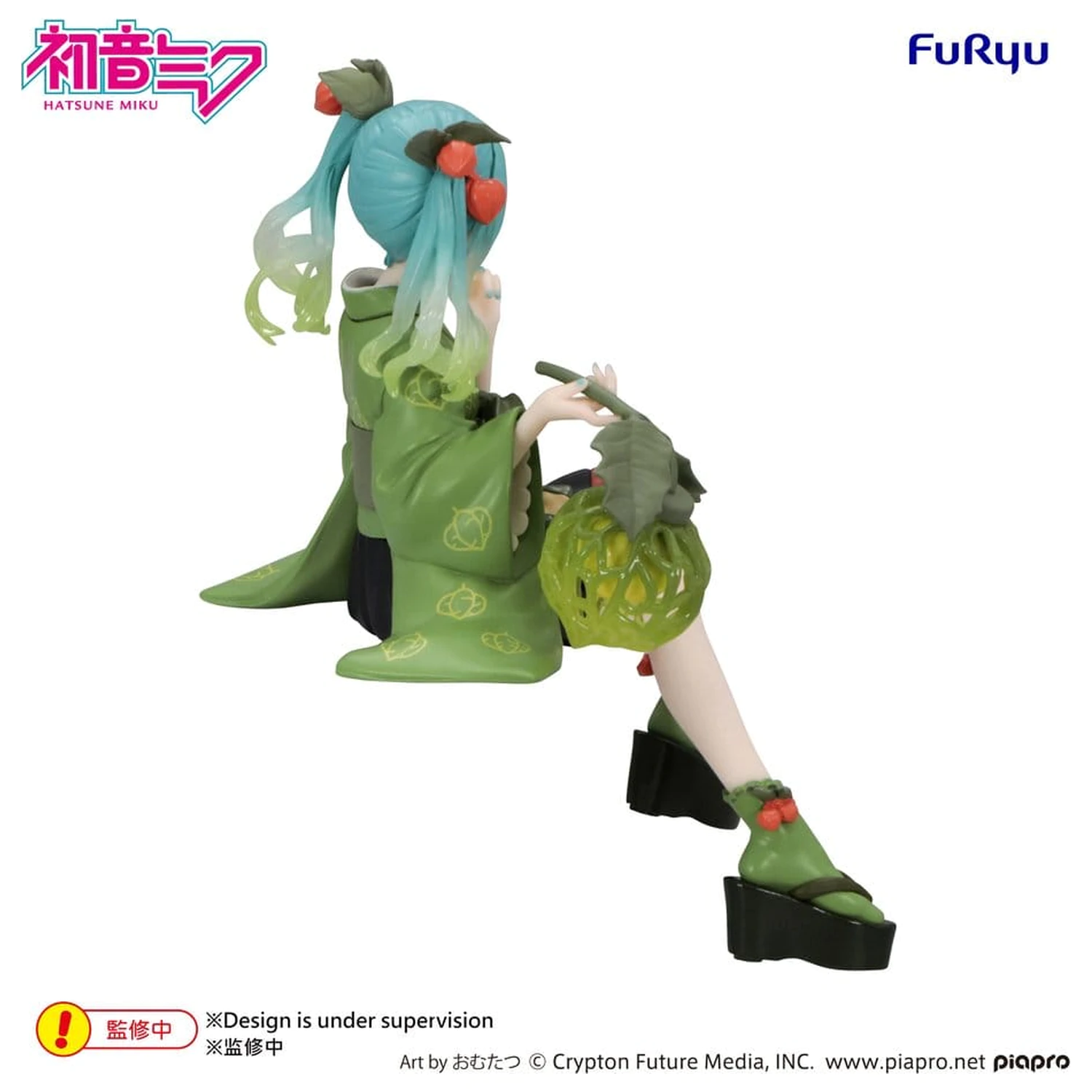 Hatsune Miku Čep za nudle PVC Figura Flower Fairy Winter Cherry Green Color Ver. 15 cm fotografija proizvoda