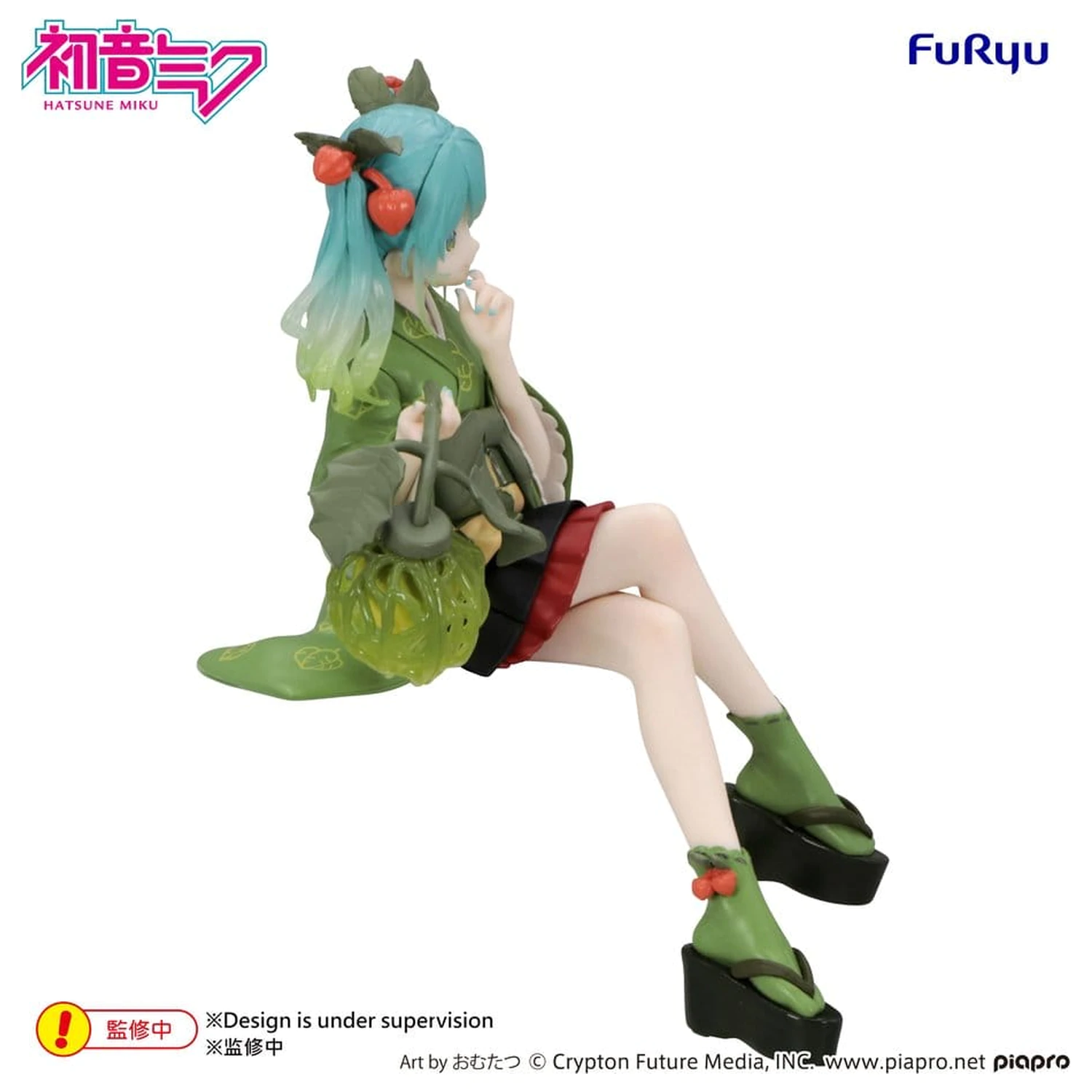 Hatsune Miku Čep za nudle PVC Figura Flower Fairy Winter Cherry Green Color Ver. 15 cm fotografija proizvoda