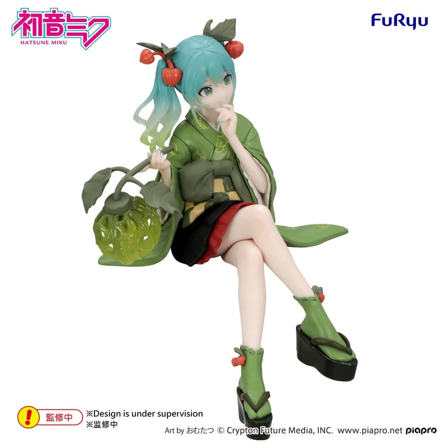 Hatsune Miku Čep za nudle PVC Figura Flower Fairy Winter Cherry Green Color Ver. 15 cm fotografija proizvoda