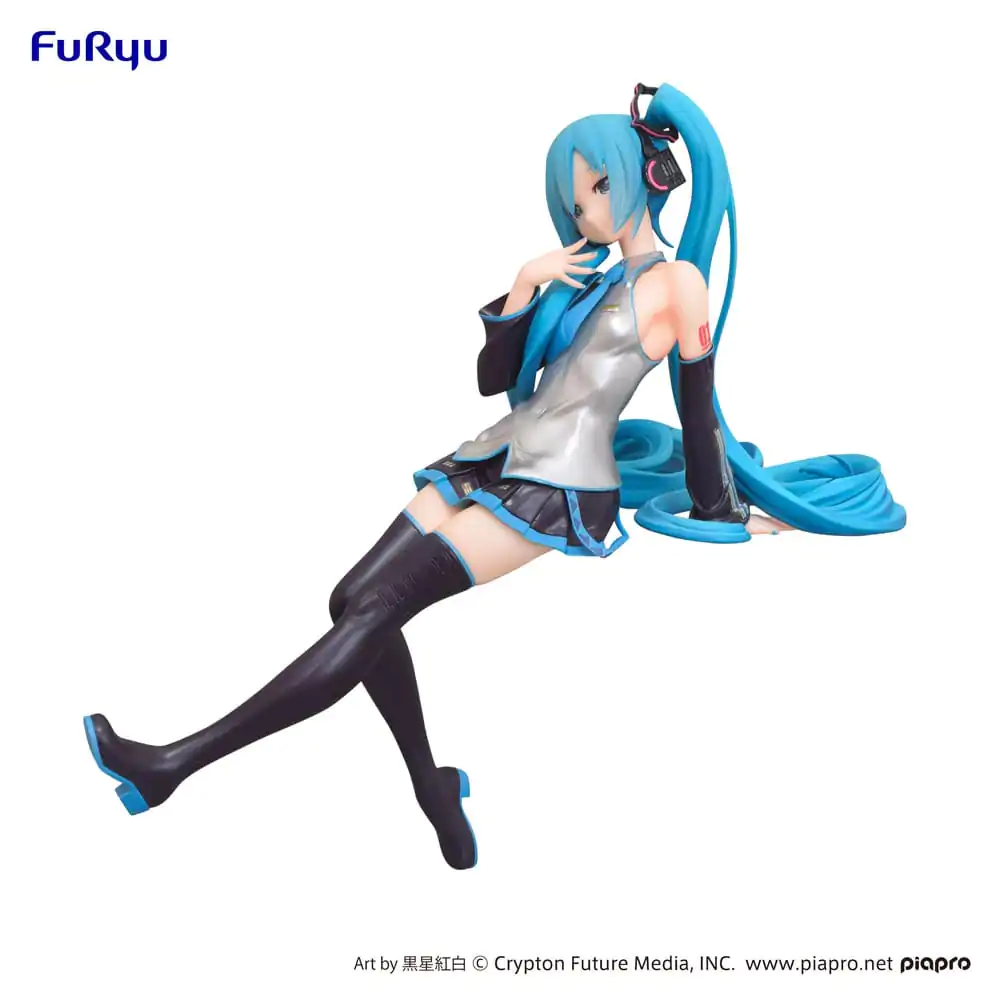 Hatsune Miku Noodle Stopper PVC Kip Kuroboshi Kouhaku Ver. (re-run) 14 cm fotografija proizvoda