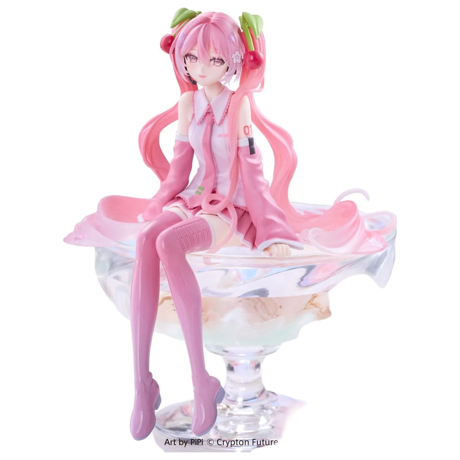 Hatsune Miku Noodle Stopper PVC figura Sakura Miku 2026 Smile Ver. 14 cm fotografija proizvoda