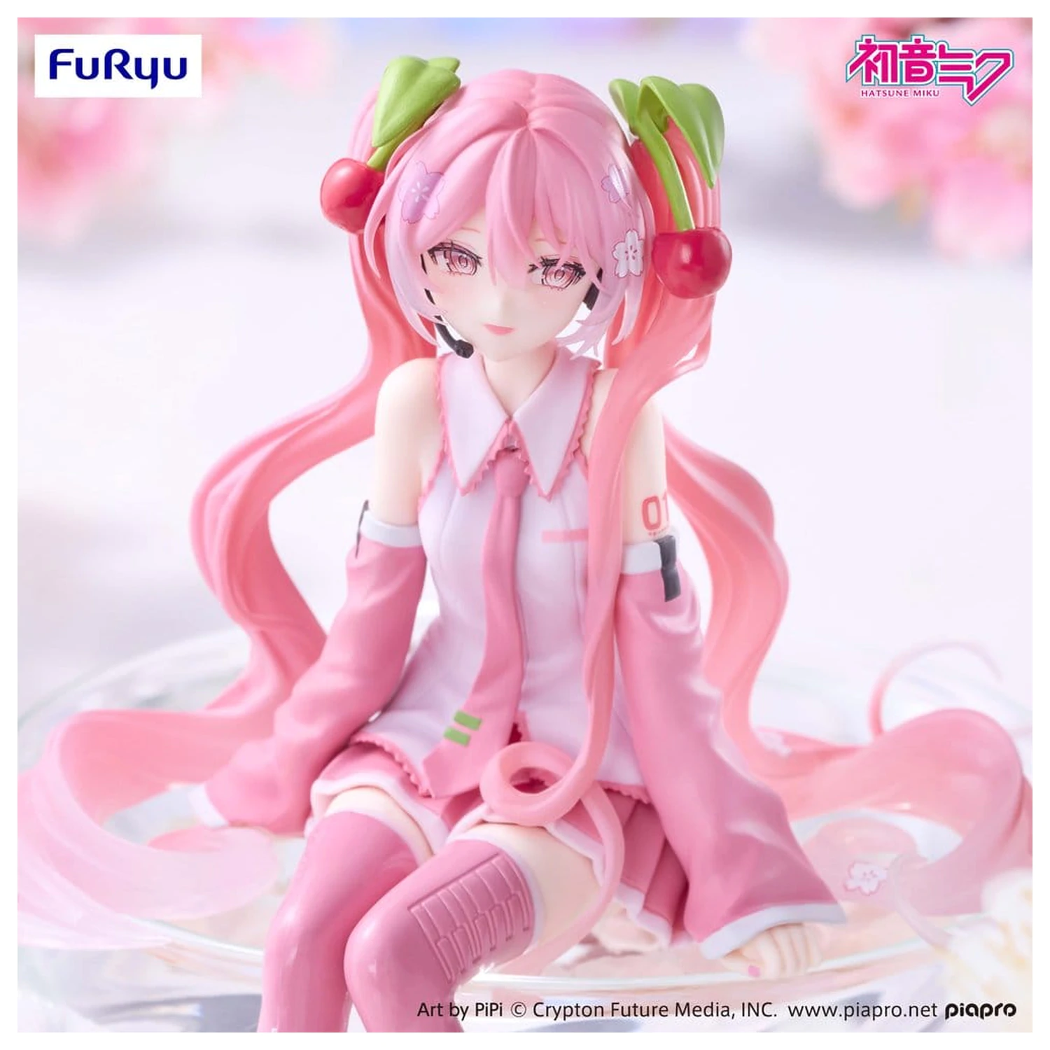 Hatsune Miku Noodle Stopper PVC figura Sakura Miku 2026 Smile Ver. 14 cm fotografija proizvoda