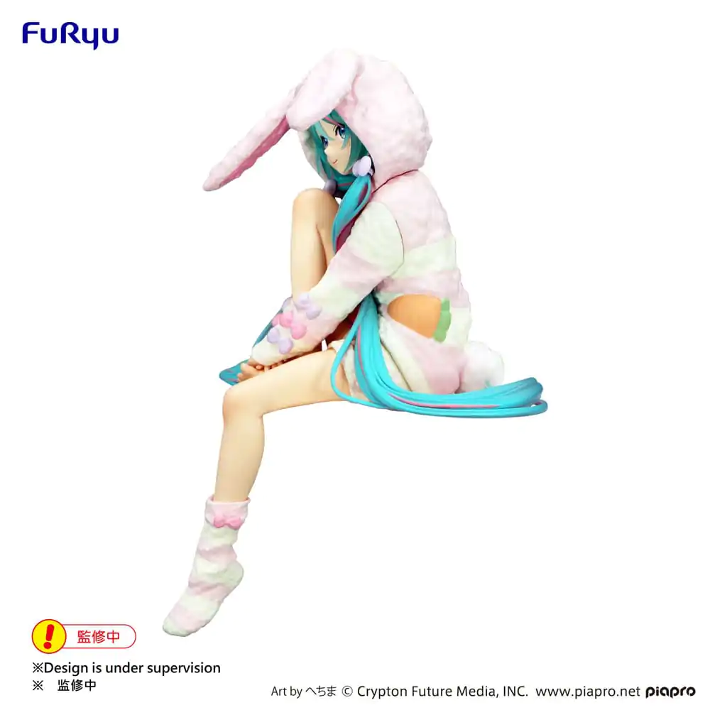 Hatsune Miku Noodle Stopper PVC Kip Zeko Uho Kapuljača Pidžama 14 cm fotografija proizvoda