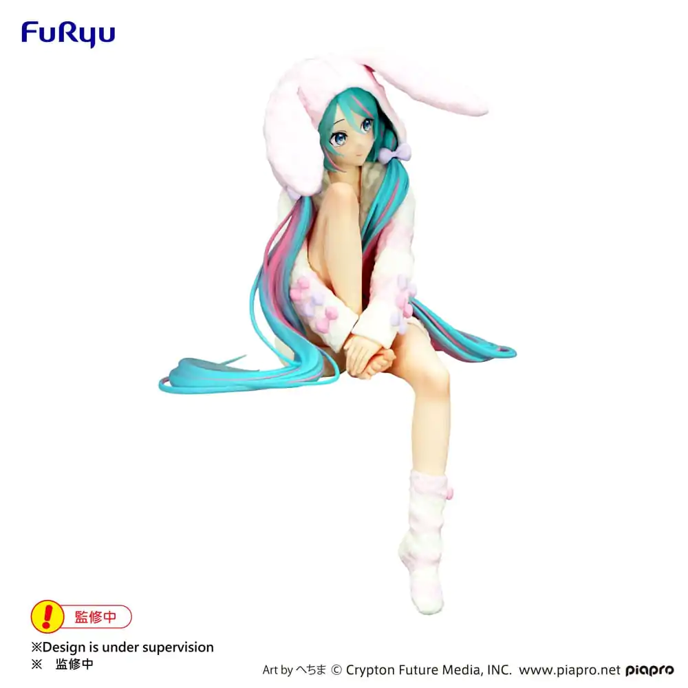 Hatsune Miku Noodle Stopper PVC Kip Zeko Uho Kapuljača Pidžama 14 cm fotografija proizvoda