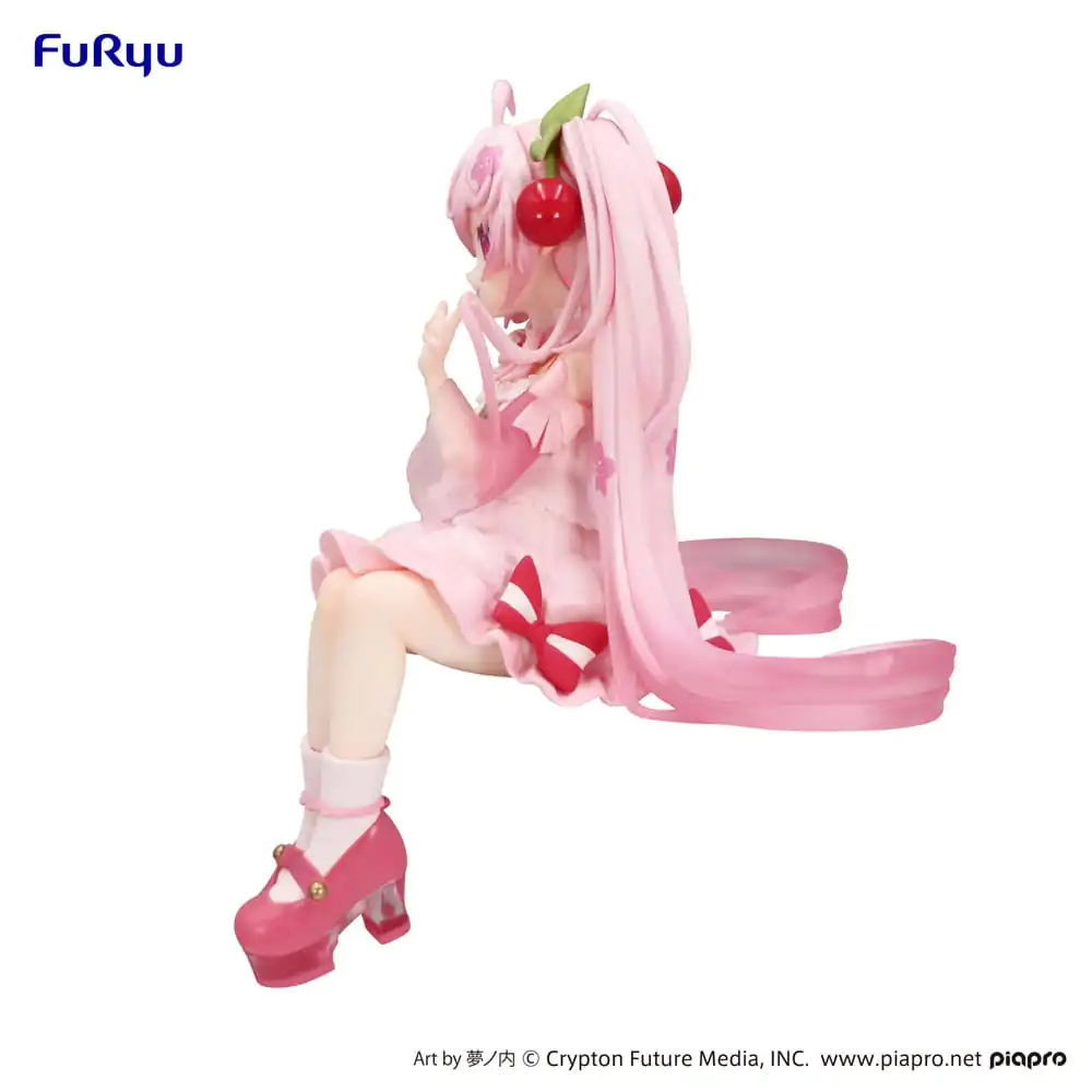 Hatsune Miku Noodle Stopper PVC Kip Sakura Miku 2025 14 cm fotografija proizvoda