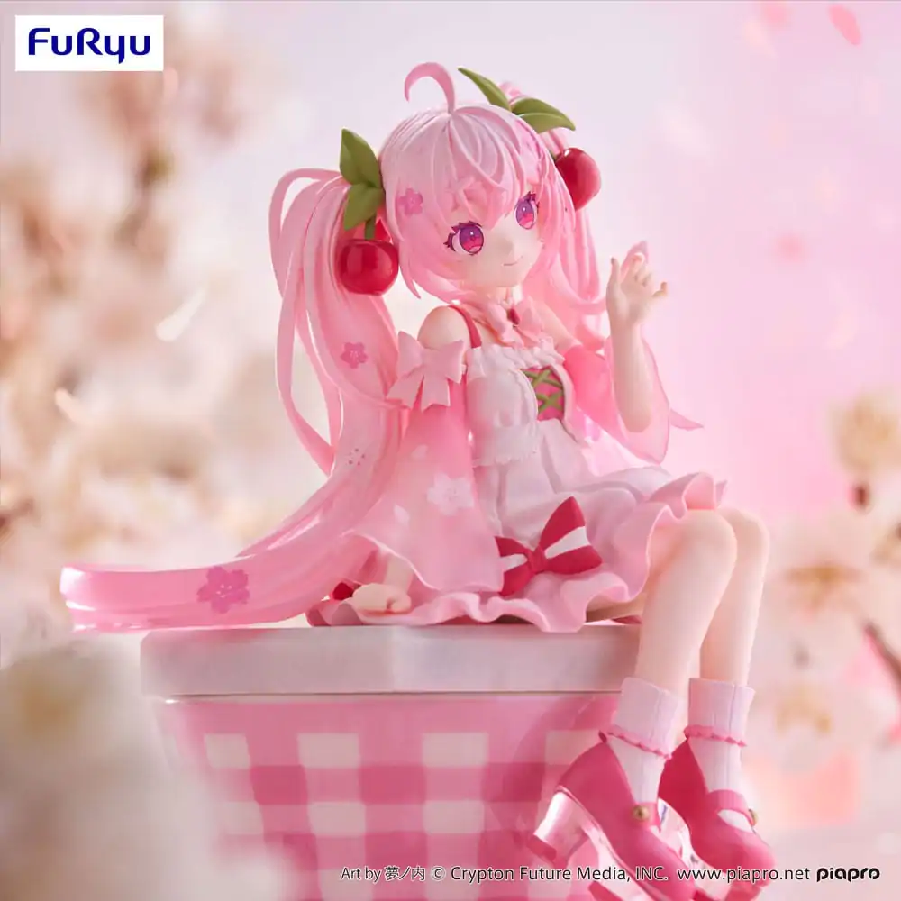 Hatsune Miku Noodle Stopper PVC Kip Sakura Miku 2025 14 cm fotografija proizvoda