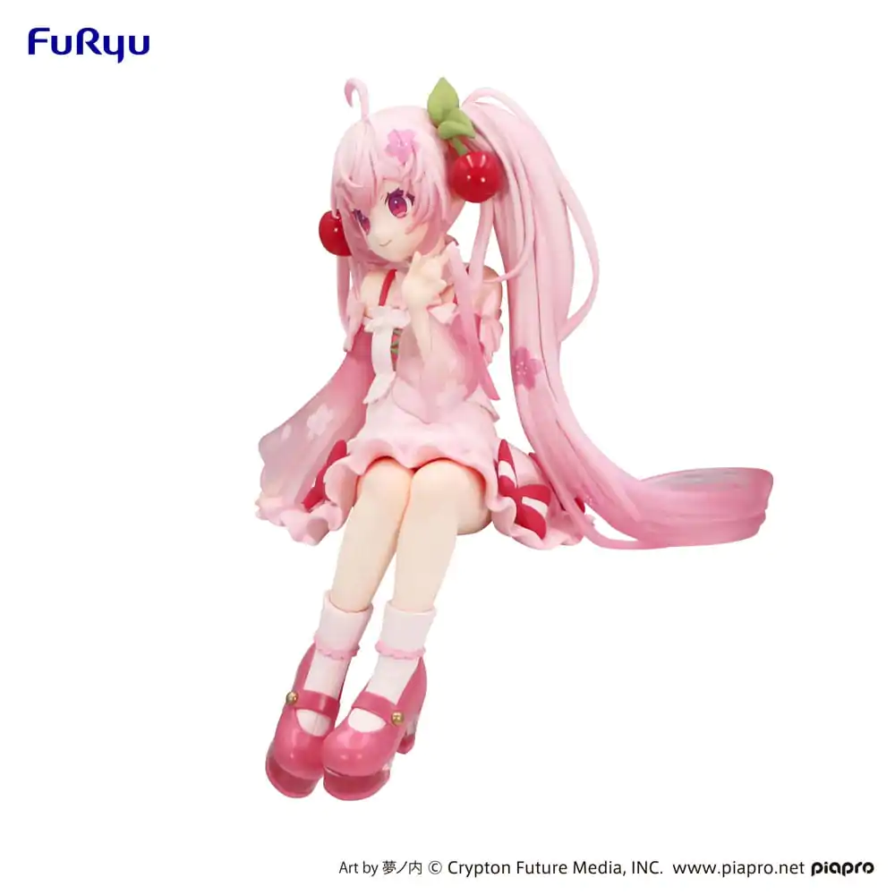 Hatsune Miku Noodle Stopper PVC Kip Sakura Miku 2025 14 cm fotografija proizvoda