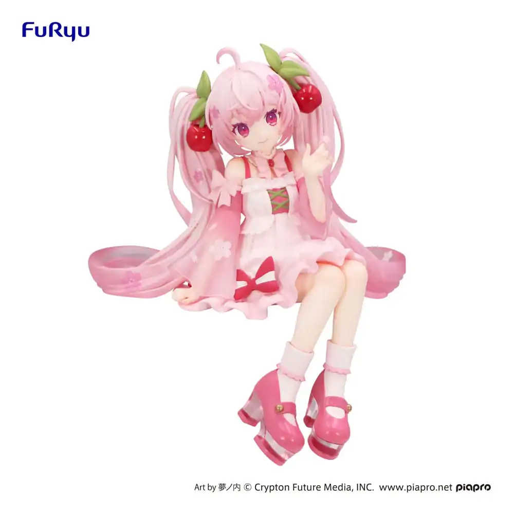 Hatsune Miku Noodle Stopper PVC Kip Sakura Miku 2025 14 cm fotografija proizvoda