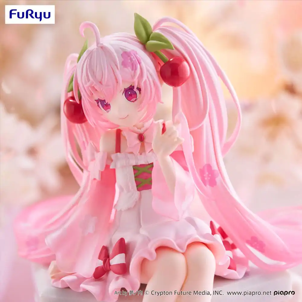 Hatsune Miku Noodle Stopper PVC Kip Sakura Miku 2025 14 cm fotografija proizvoda