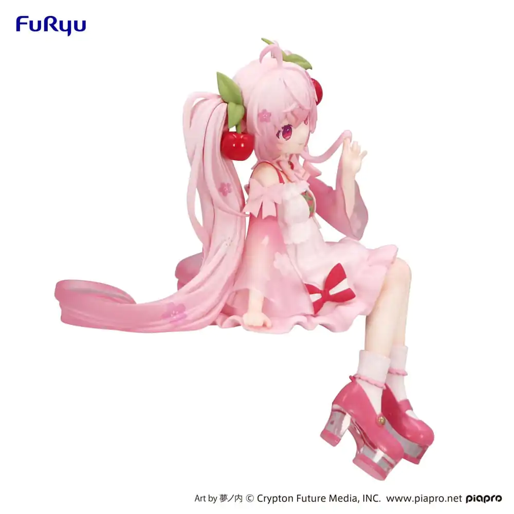 Hatsune Miku Noodle Stopper PVC Kip Sakura Miku 2025 14 cm fotografija proizvoda