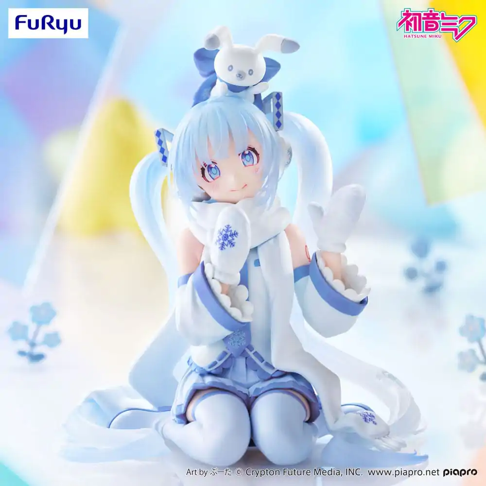Hatsune Miku Zaustavljač rezanaca PVC Statua Snow Miku Sky Town 10th Ver. 10 cm fotografija proizvoda