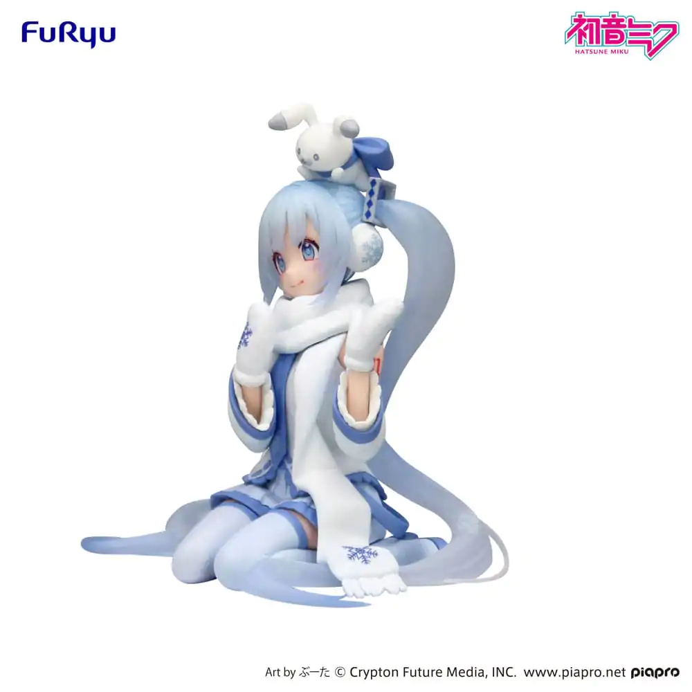 Hatsune Miku Zaustavljač rezanaca PVC Statua Snow Miku Sky Town 10th Ver. 10 cm fotografija proizvoda