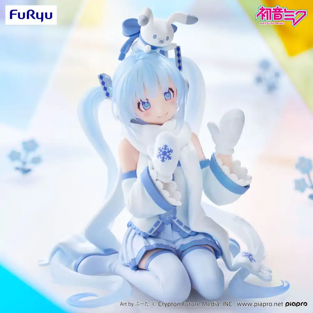 Hatsune Miku Zaustavljač rezanaca PVC Statua Snow Miku Sky Town 10th Ver. 10 cm fotografija proizvoda